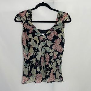 Jones New York Women’s Floral Print Blouse Sz 4